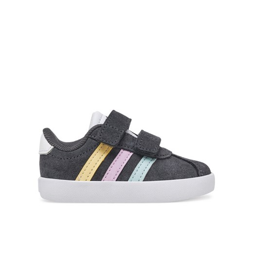 adidas Sneakersy VL Court 3.0 JH6308 Szary ze sklepu MODIVO w kategorii Buty sportowe dziecięce - zdjęcie 182594595