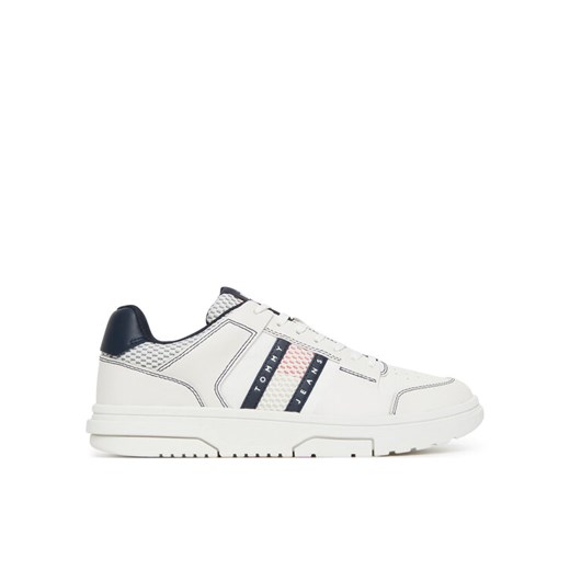 Tommy Jeans Sneakersy Tjm The Brooklyn EM0EM01548 Biały ze sklepu MODIVO w kategorii Buty sportowe męskie - zdjęcie 182594599