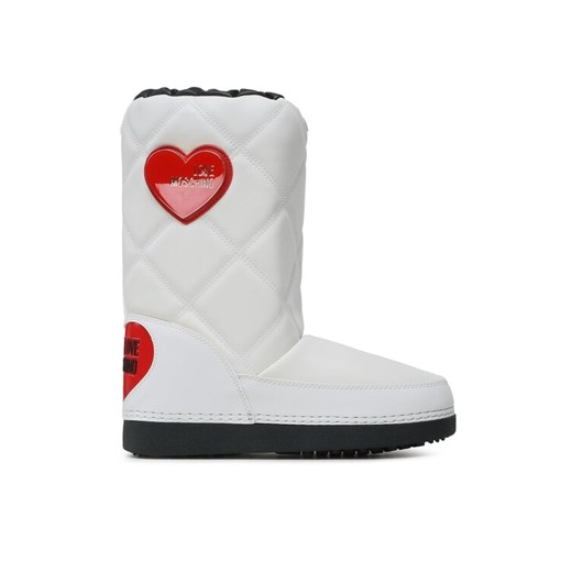 LOVE MOSCHINO Śniegowce JA24172G1HIT710A Biały ze sklepu MODIVO w kategorii Śniegowce damskie - zdjęcie 182594668