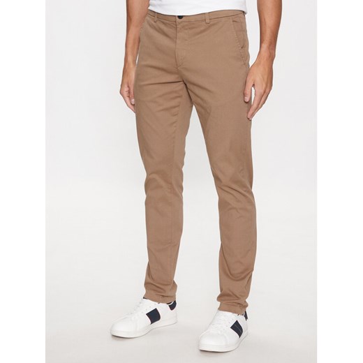 Lindbergh Chinosy 30-005044 Beżowy Slim Fit 38_32 MODIVO