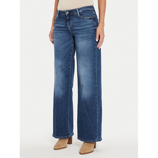 Guess Jeansy W4YA96 D5926 Granatowy Relaxed Fit ze sklepu MODIVO w kategorii Jeansy damskie - zdjęcie 182594795