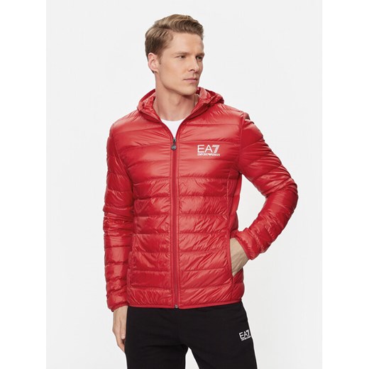 EA7 Emporio Armani Kurtka puchowa 8NPB02 PN29Z 1461 Czerwony Regular Fit ze sklepu MODIVO w kategorii Kurtki męskie - zdjęcie 182594809