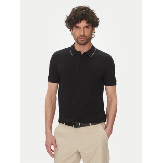 BOSS Polo Paule 4 50506195 Czarny Slim Fit ze sklepu MODIVO w kategorii T-shirty męskie - zdjęcie 182594847