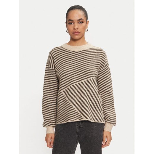 Kaffe Sweter Verana 10509061 Beżowy Regular Fit ze sklepu MODIVO w kategorii Swetry damskie - zdjęcie 182594876