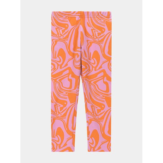Coccodrillo Legginsy WC4122101VGA Pomarańczowy Slim Fit ze sklepu MODIVO w kategorii Spodnie dziewczęce - zdjęcie 182594878