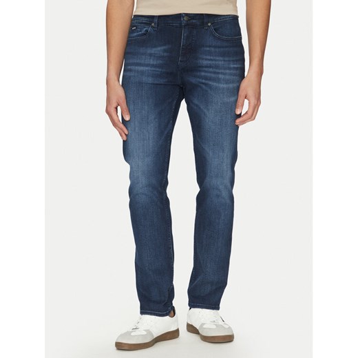 BOSS Jeansy H-Delaware 50538548 Granatowy Slim Fit ze sklepu MODIVO w kategorii Jeansy męskie - zdjęcie 182594889