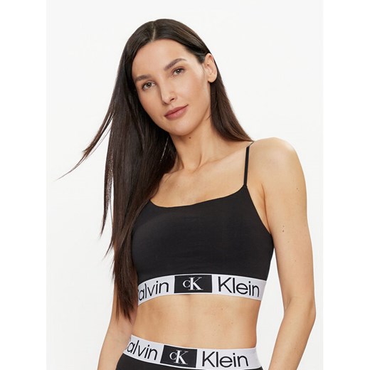 Calvin Klein Underwear Biustonosz top 000QF7587E Czarny ze sklepu MODIVO w kategorii Biustonosze - zdjęcie 182595048