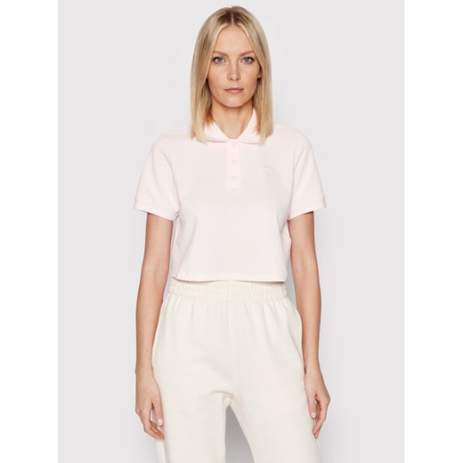 adidas Polo Tennis Luxe H56470 Różowy Relaxed Fit ze sklepu MODIVO w kategorii Bluzki damskie - zdjęcie 182595058