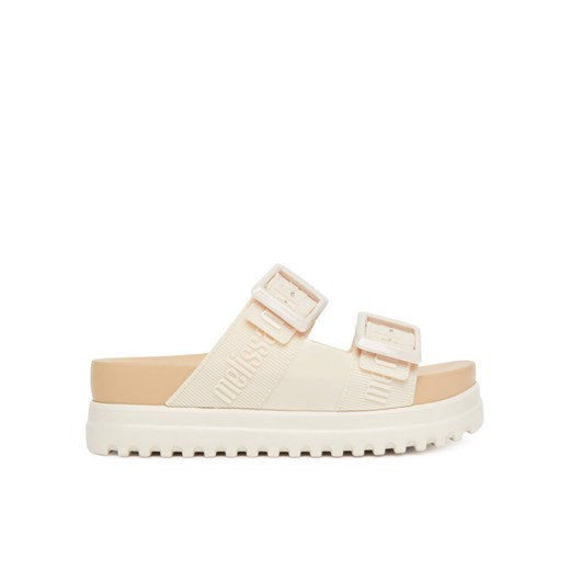 Melissa Klapki Melissa Cozy M Lover Platform Ad M 35977 Beżowy ze sklepu MODIVO w kategorii Klapki damskie - zdjęcie 182595068