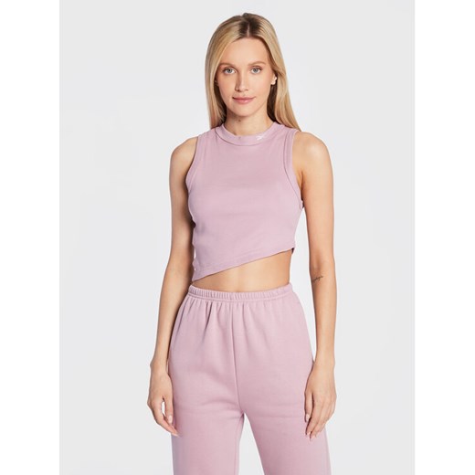 Reebok Top Classics HK4929 Różowy Slim Fit ze sklepu MODIVO w kategorii Bluzki damskie - zdjęcie 182595069