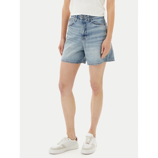 Lee Szorty jeansowe Stella 112363786 Niebieski Wide Leg ze sklepu MODIVO w kategorii Szorty - zdjęcie 182595105
