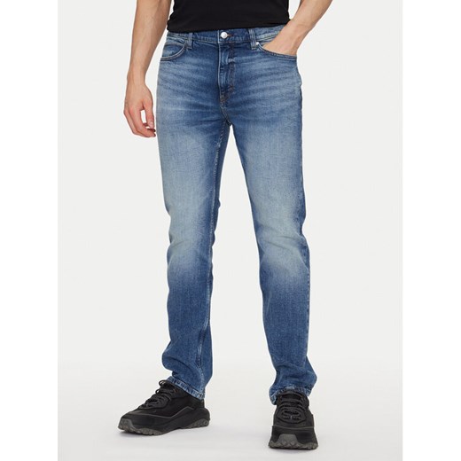 HUGO Jeansy 50537698 Niebieski Slim Fit ze sklepu MODIVO w kategorii Jeansy męskie - zdjęcie 182595119