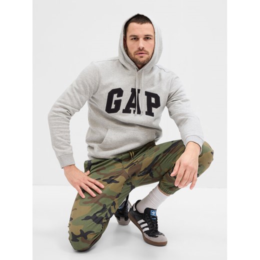 Gap Bluza 850834-01 Szary Regular Fit ze sklepu MODIVO w kategorii Bluzy męskie - zdjęcie 182595136