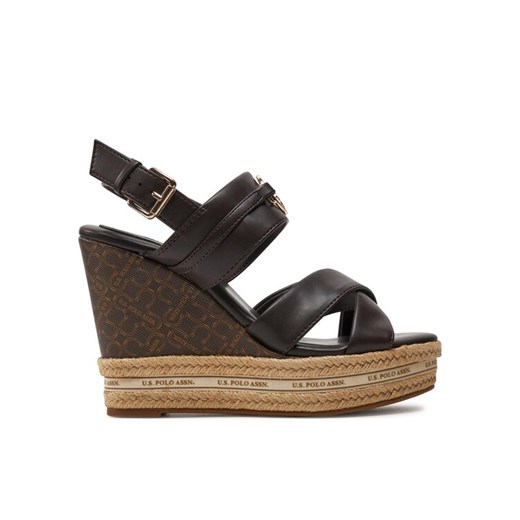 U.S. Polo Assn. Espadryle Aylin016 Brązowy ze sklepu MODIVO w kategorii Sandały damskie - zdjęcie 182595165