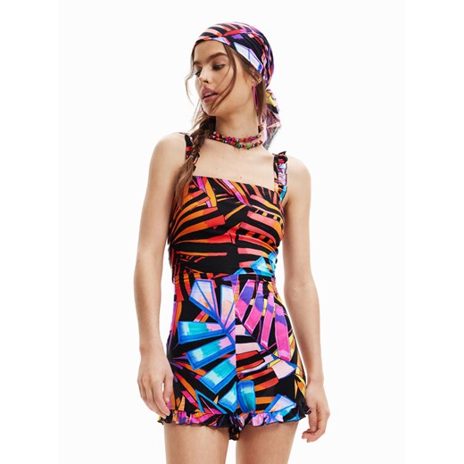 Desigual Kombinezon 23SWMW04 Kolorowy Regular Fit Desigual M MODIVO