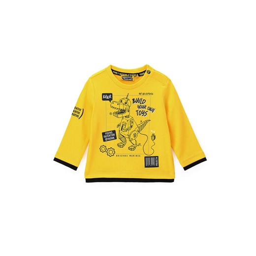 Original Marines Bluzka DCA0705NM Żółty Regular Fit ze sklepu MODIVO w kategorii Kaftaniki i bluzki - zdjęcie 182595199