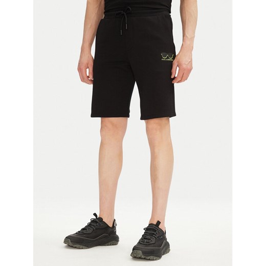 KARL LAGERFELD Szorty sportowe 705400 552917 Czarny Regular Fit ze sklepu MODIVO w kategorii Spodenki męskie - zdjęcie 182595218