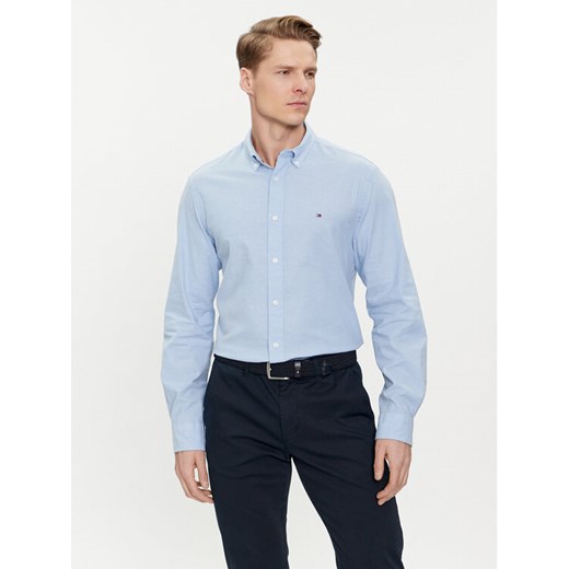 Tommy Hilfiger Koszula 1985 MW0MW29968 Błękitny Regular Fit ze sklepu MODIVO w kategorii Koszule męskie - zdjęcie 182595256