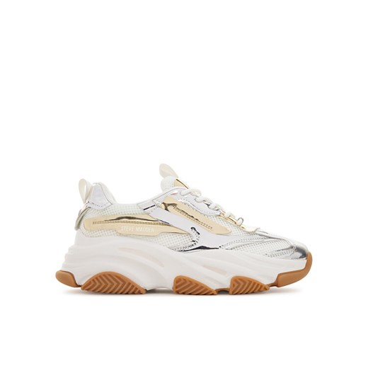 Steve Madden Sneakersy Possession-E SM19000033 Srebrny ze sklepu MODIVO w kategorii Buty sportowe damskie - zdjęcie 182595317