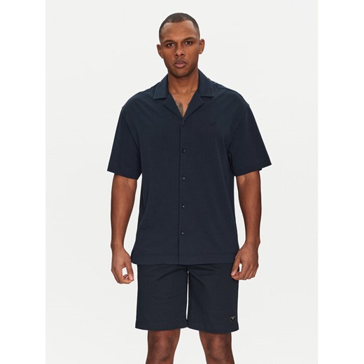 Emporio Armani Underwear Koszula EM000593 AF14107 UB102 Granatowy Regular Fit ze sklepu MODIVO w kategorii Koszule męskie - zdjęcie 182595319