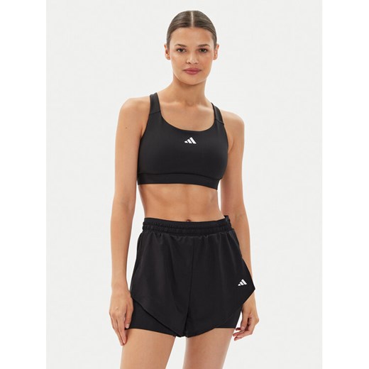 adidas Biustonosz sportowy TLRDREACT IQ3382 Czarny ze sklepu MODIVO w kategorii Biustonosze - zdjęcie 182595357