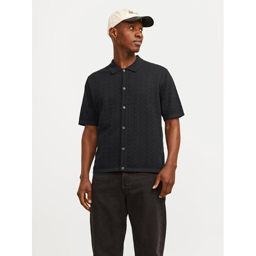 Jack&Jones Koszula Jornoto 12255011 Czarny Regular Fit ze sklepu MODIVO w kategorii Koszule męskie - zdjęcie 182595406