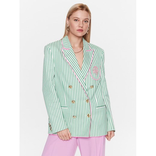 Chiara Ferragni Marynarka 74CBQ710 Zielony Regular Fit ze sklepu MODIVO w kategorii Marynarki damskie - zdjęcie 182595565