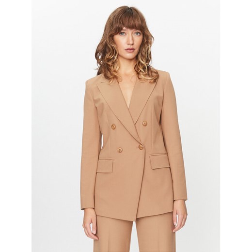 Marella Marynarka Bis 2330461338200 Brązowy Regular Fit ze sklepu MODIVO w kategorii Marynarki damskie - zdjęcie 182595596