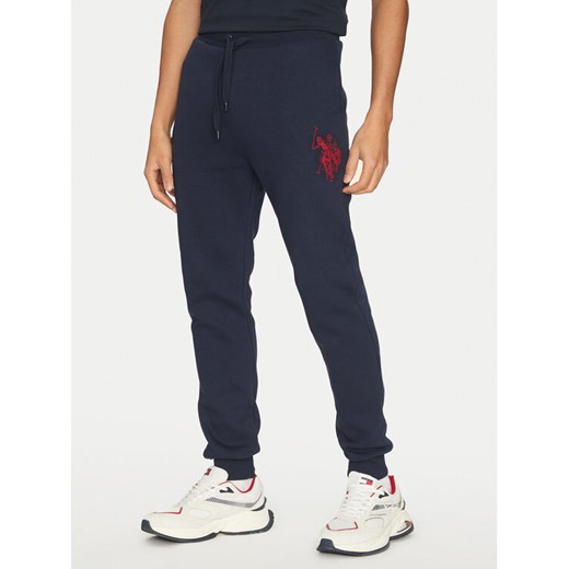 U.S. Polo Assn. Spodnie dresowe MUP2038 Granatowy Regular Fit ze sklepu MODIVO w kategorii Spodnie męskie - zdjęcie 182595617
