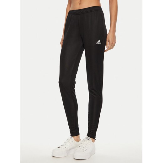 adidas Spodnie dresowe Entrada 22 Training HC0335 Czarny Slim Fit ze sklepu MODIVO w kategorii Spodnie damskie - zdjęcie 182595637