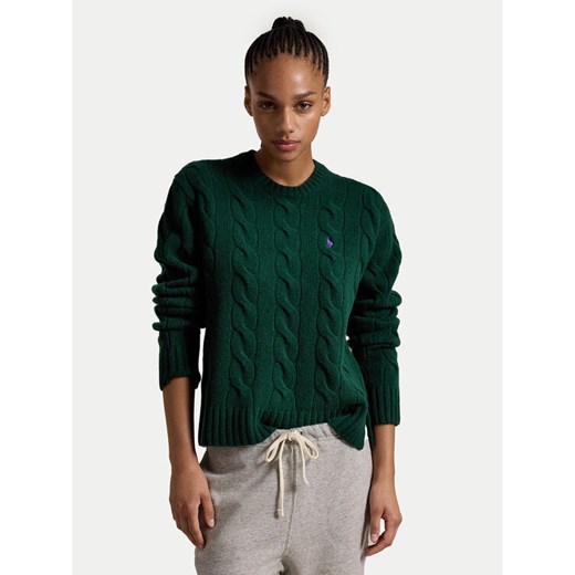 Polo Ralph Lauren Sweter 211926543008 Zielony Regular Fit Polo Ralph Lauren XS MODIVO