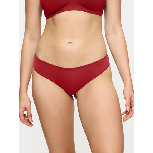 Triumph Figi brazylijskie Lovely Micro 10182554 Czerwony ze sklepu MODIVO w kategorii Majtki damskie - zdjęcie 182595678