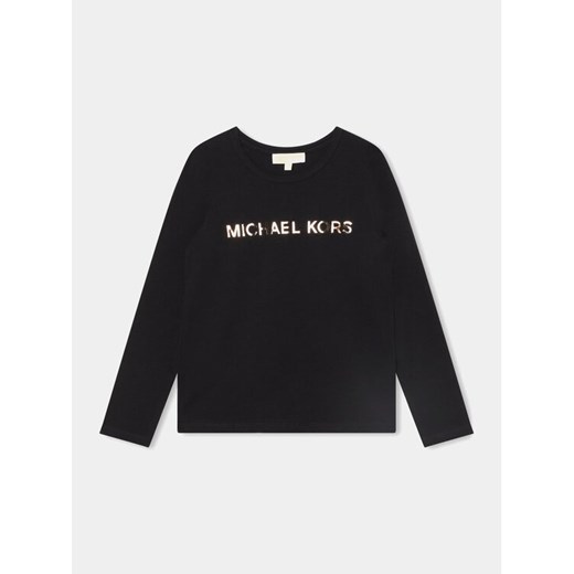 MICHAEL KORS KIDS Bluzka R15195 Czarny Regular Fit ze sklepu MODIVO w kategorii Bluzki dziewczęce - zdjęcie 182595696
