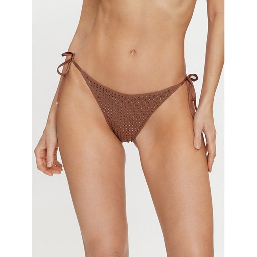 Guess Dół od bikini E4GO06 KC5Z0 Brązowy ze sklepu MODIVO w kategorii Stroje kąpielowe - zdjęcie 182595718