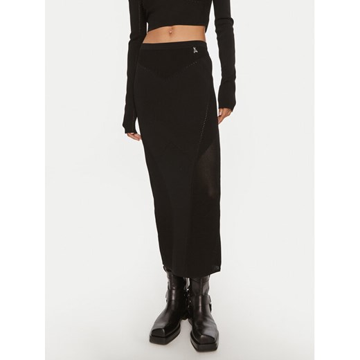 Patrizia Pepe Spódnica midi 8G0412 K195 K103 Czarny Slim Fit ze sklepu MODIVO w kategorii Spódnice - zdjęcie 182595729