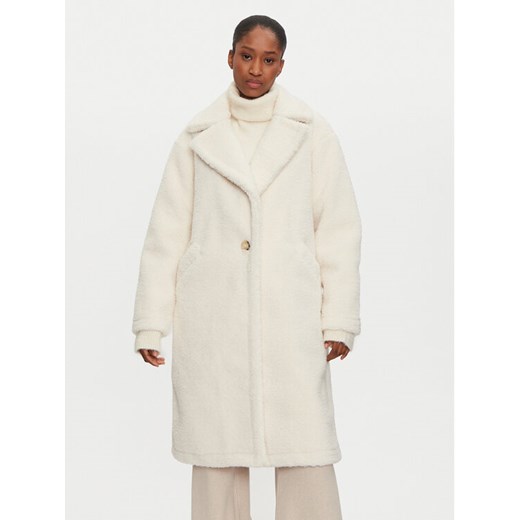 MICHAEL Michael Kors Kożuch 77B1384M52 Écru Oversize ze sklepu MODIVO w kategorii Kożuchy - zdjęcie 182595768