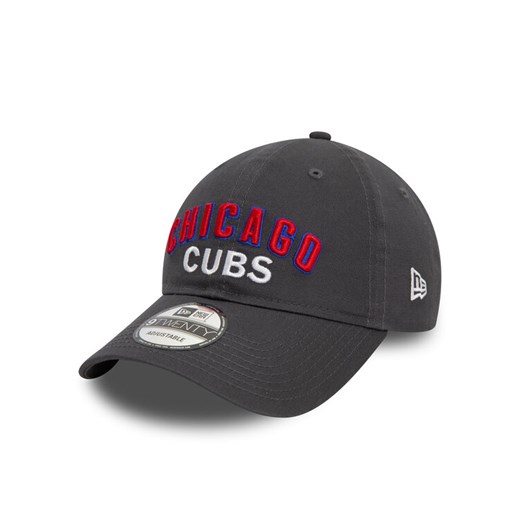 New Era Czapka z daszkiem Mlb Wordmark 920 Cubs 60503517 Szary ze sklepu MODIVO w kategorii Czapki z daszkiem męskie - zdjęcie 182595808