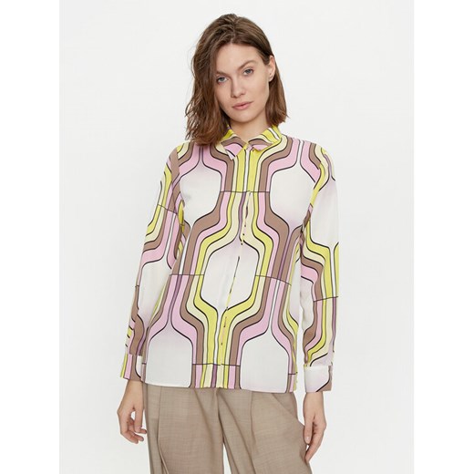 Marella Koszula Sirena 2413111033 Różowy Regular Fit ze sklepu MODIVO w kategorii Koszule damskie - zdjęcie 182595825