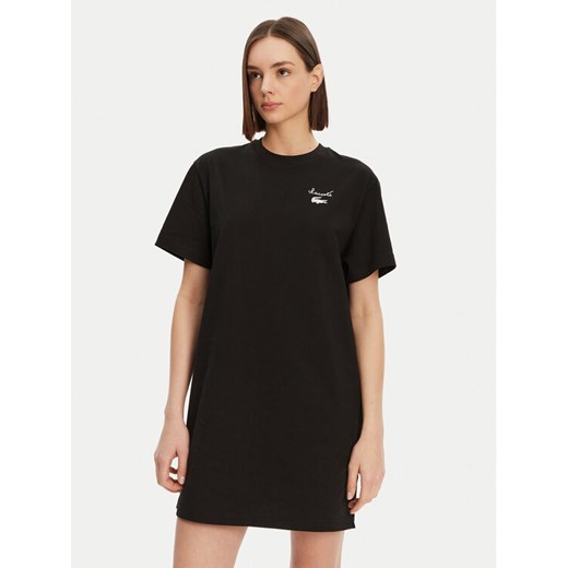Lacoste Sukienka codzienna EF9573 Czarny Regular Fit ze sklepu MODIVO w kategorii Sukienki - zdjęcie 182595838