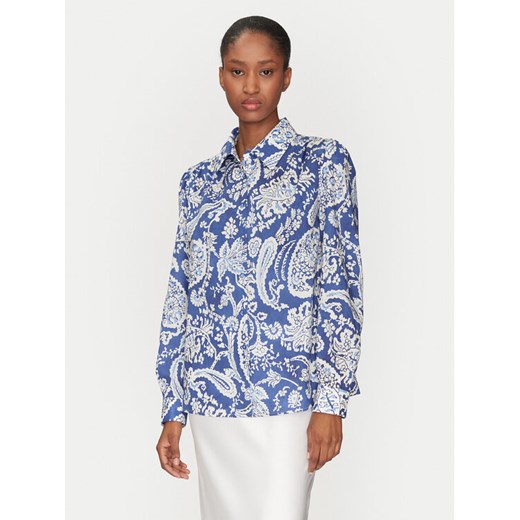 Luisa Spagnoli Koszula Bonifico 541847 Niebieski Regular Fit ze sklepu MODIVO w kategorii Koszule damskie - zdjęcie 182595846