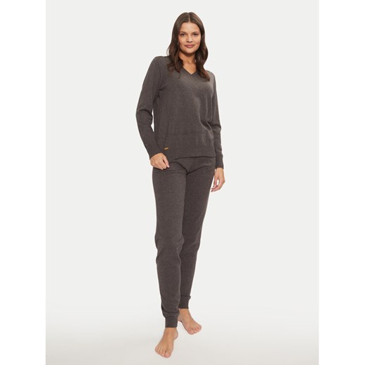 Selmark Piżama P9876 Szary Relaxed Fit ze sklepu MODIVO w kategorii Piżamy damskie - zdjęcie 182595869