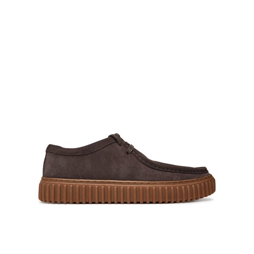 Clarks Półbuty Torhill Lo 26181386 Brązowy ze sklepu MODIVO w kategorii Półbuty męskie - zdjęcie 182595879