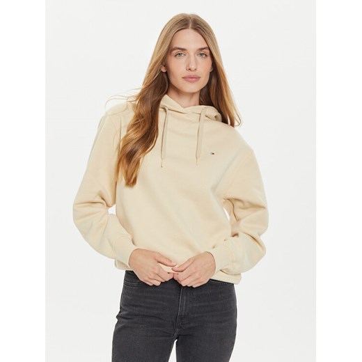 Tommy Hilfiger Bluza WW0WW41245 Beżowy Relaxed Fit ze sklepu MODIVO w kategorii Bluzy damskie - zdjęcie 182595908
