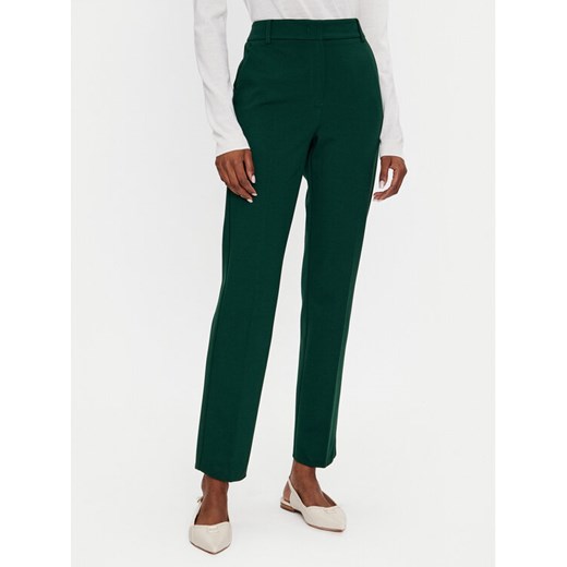Marella Spodnie materiałowe Gemma 2423786054 Zielony Slim Fit ze sklepu MODIVO w kategorii Spodnie damskie - zdjęcie 182595916