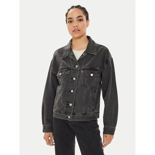Levi's® Kurtka jeansowa 90's A1743-0000 Czarny Relaxed Fit ze sklepu MODIVO w kategorii Kurtki damskie - zdjęcie 182595965