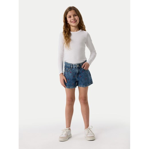 NAME IT Szorty jeansowe Bella 13229316 Niebieski Regular Fit ze sklepu MODIVO w kategorii Spodenki dziewczęce - zdjęcie 182596088