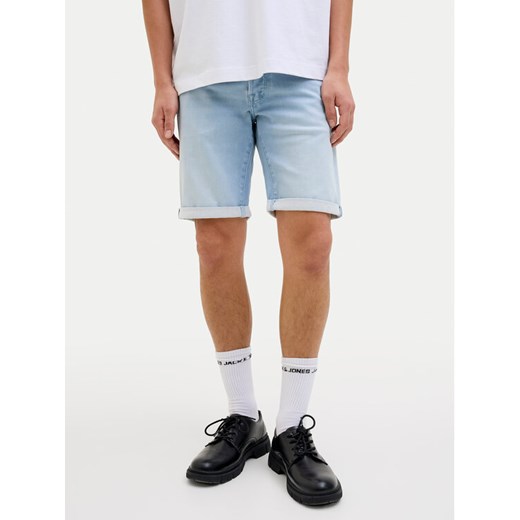 Jack&Jones Szorty jeansowe Rick 12269609 Niebieski Regular Fit ze sklepu MODIVO w kategorii Spodenki męskie - zdjęcie 182596165
