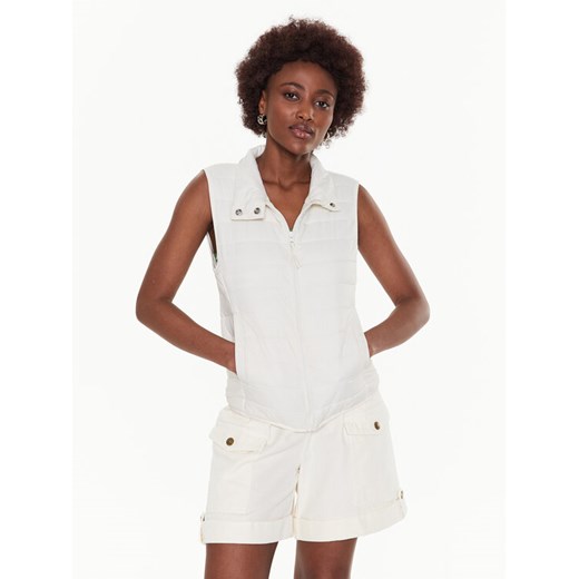 United Colors Of Benetton Bezrękawnik 2TWDDJ003 Beżowy Regular Fit ze sklepu MODIVO w kategorii Kamizelki damskie - zdjęcie 182596175