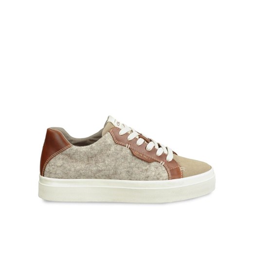 Gant Sneakersy Avona Sneaker 27533160 Beżowy ze sklepu MODIVO w kategorii Buty sportowe damskie - zdjęcie 182596187