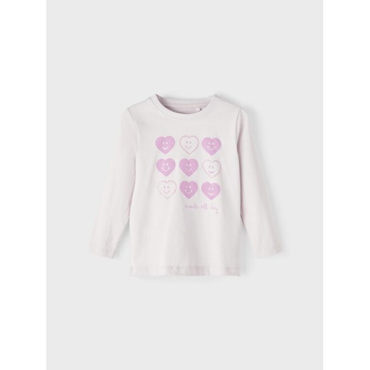 NAME IT Bluzka 13219645 Różowy Regular Fit ze sklepu MODIVO w kategorii Bluzki dziewczęce - zdjęcie 182596275